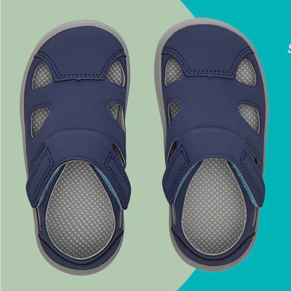 NEW TEN LITTLE EVERYDAY SANDALS. Size 7. Navy blue. Still in a box